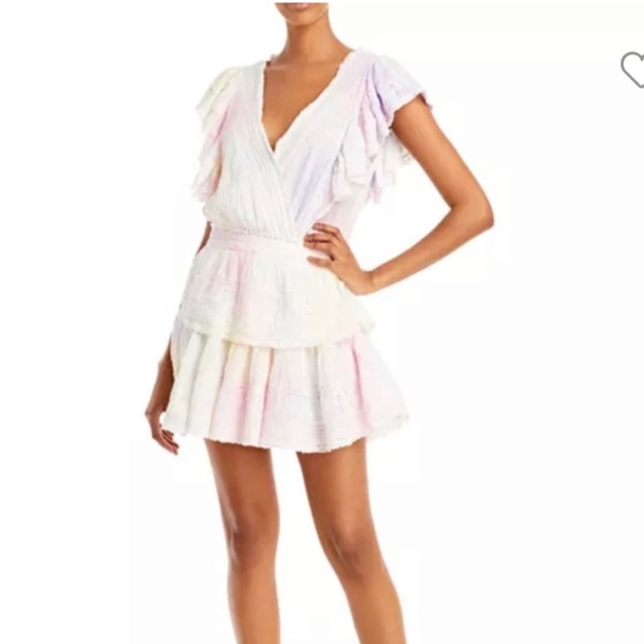 LoveShackFancy Gwen Mini Dress Multicolor Size Small - Picture 4 of 10